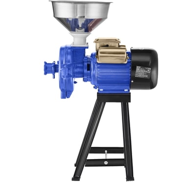 KFFKFF Grain Mill Grinder Electric, 3000W for Spices, Industrial Corn Mill, Adjustable Coarseness, Durable Flour & Cereal Milling Machine with Funnel, for Dry Grinding