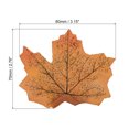 thumbnail image 2 of Unique Bargains Artificial Leaves Fall Maple Autumn Fake Leaf Decoration, Coffee Yellow 300 Pack, 2 of 5