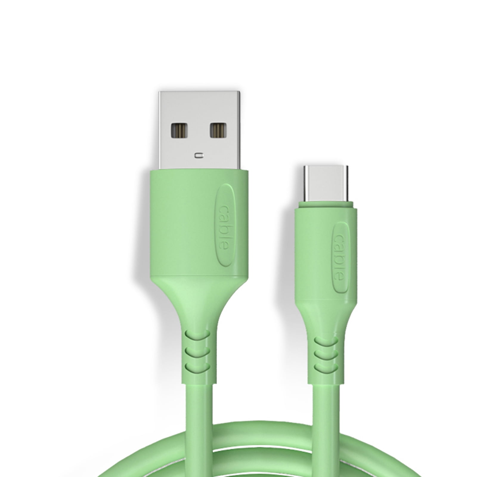 Yeacher USB Type-C Cable USB-A to Type C Fast Charging Cable Type C Cord for Mobile Phones Green