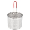 thumbnail image 1 of Panier pour Friteuse, Panier Rond en Acier Inoxydable pour Friteuse avec Poignée Résistante à la Chaleur, Passoire Égouttoir de Cuisine pour la Maison et le Restaurant, 1 of 8