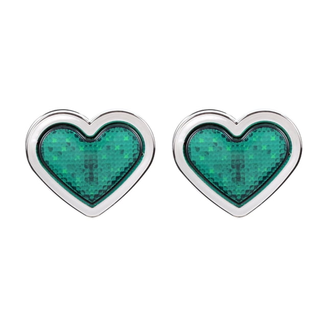 S SERENABLE 2Pcs Generic Heart Shaped Side Markers Lights 24V Taillight LED Light Green