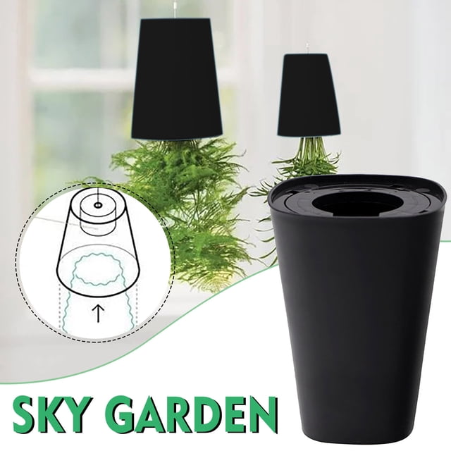 Flower Pots Sky Pot Down Indoor Planter Hanging Pot Upside Recycled Design for Patio Garden