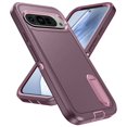 thumbnail image 2 of for Google Pixel 9 Case, Google Pixel 9 Phone Case with Built in Kickstand, Shockproof/Dustproof/Drop Proof Heavy Duty Military-Grade Rugged Protective Étui for Google Pixel 9,Purple, 2 of 9