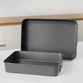 thumbnail image 4 of RKSTN Baking pan Baking Tray Rectangular Baking Tray Roast Chicken Tray Multi-purpose High Body Double Ear Baking Tray Eggs, 4 of 8