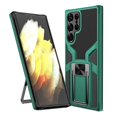 thumbnail image 1 of For Samsung Galaxy S21 Ultra Case, Galaxy S21 Ultra Case with Kickstand Fit Car Mount Heavy Duty Protective Bumper Shockproof Rugged Case Holder TPU Hard PC Shell for Samsung S21 Ultra 5G green, 1 of 6