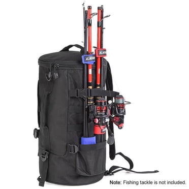 Fridja Multi-purpose Fishing Backpack Outdoor Travel Fishing Rod Reel Tackle Bag