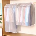 thumbnail image 3 of 1PCS Clothing Rack Dust Cover Clothes Hanging Bag Enclosed Clothes Rack Floor Hanger Cover Wardrobe Storage Cover B, 3 of 5