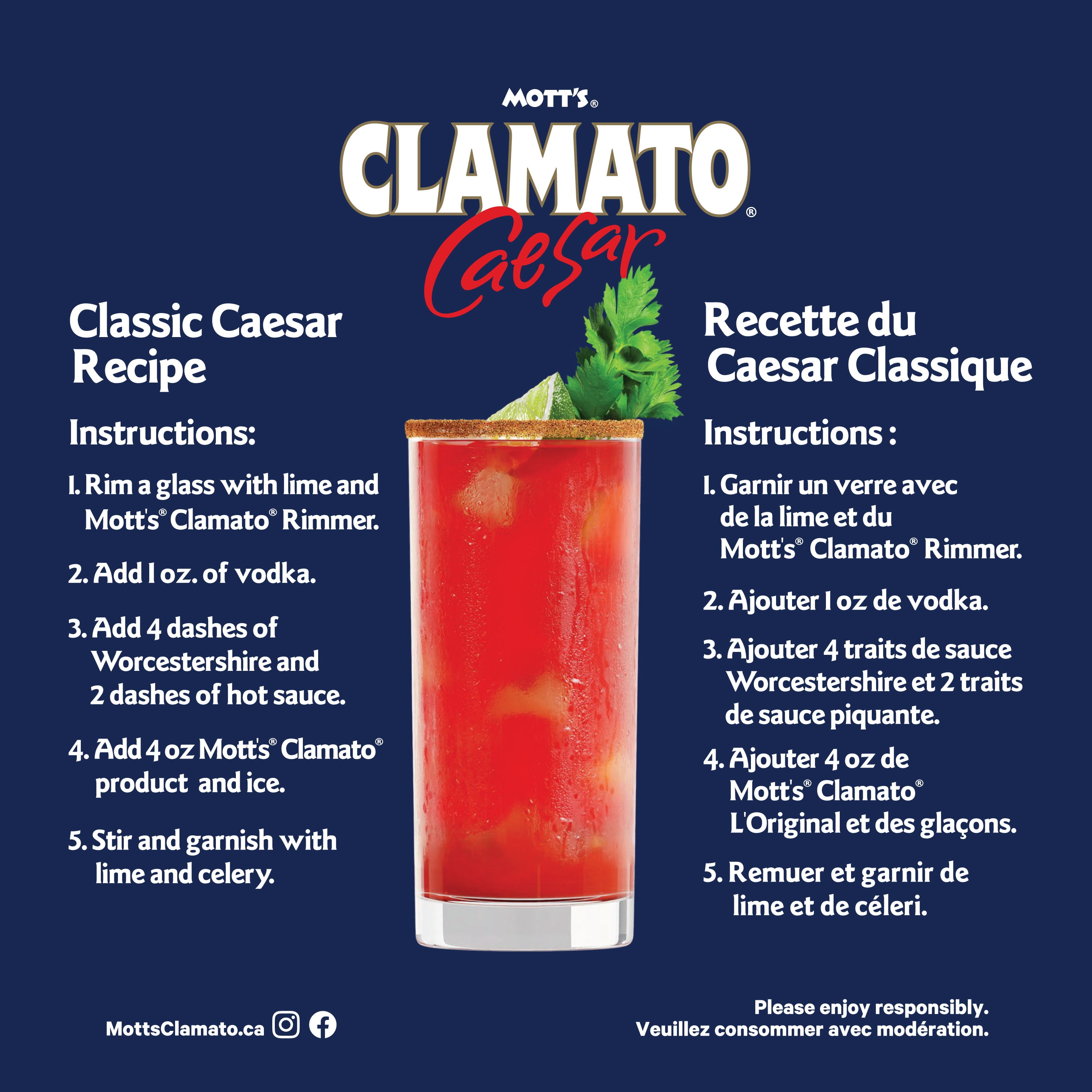 Mott's Clamato Haricot Mariné 1.89L