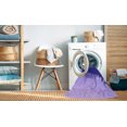thumbnail image 2 of Ahgly Company Tapis d'Intérieur Lavable en Machine Carré Transitionnel Mimosa Violet, 3 Pieds Carré, 2 of 7