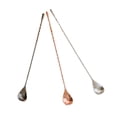 thumbnail image 4 of Long Handle Spoon Stainless Steel Mixing Ice Milkshake Steel Spoon Coffee Spoon silvery, 4 of 9