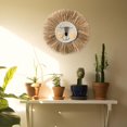 thumbnail image 4 of GROWTH TANK 2 Pieces Nordic Straw Wall Hanging Decor Tapestry Animal W/ Rope Handwoven 40cm A, 4 of 9