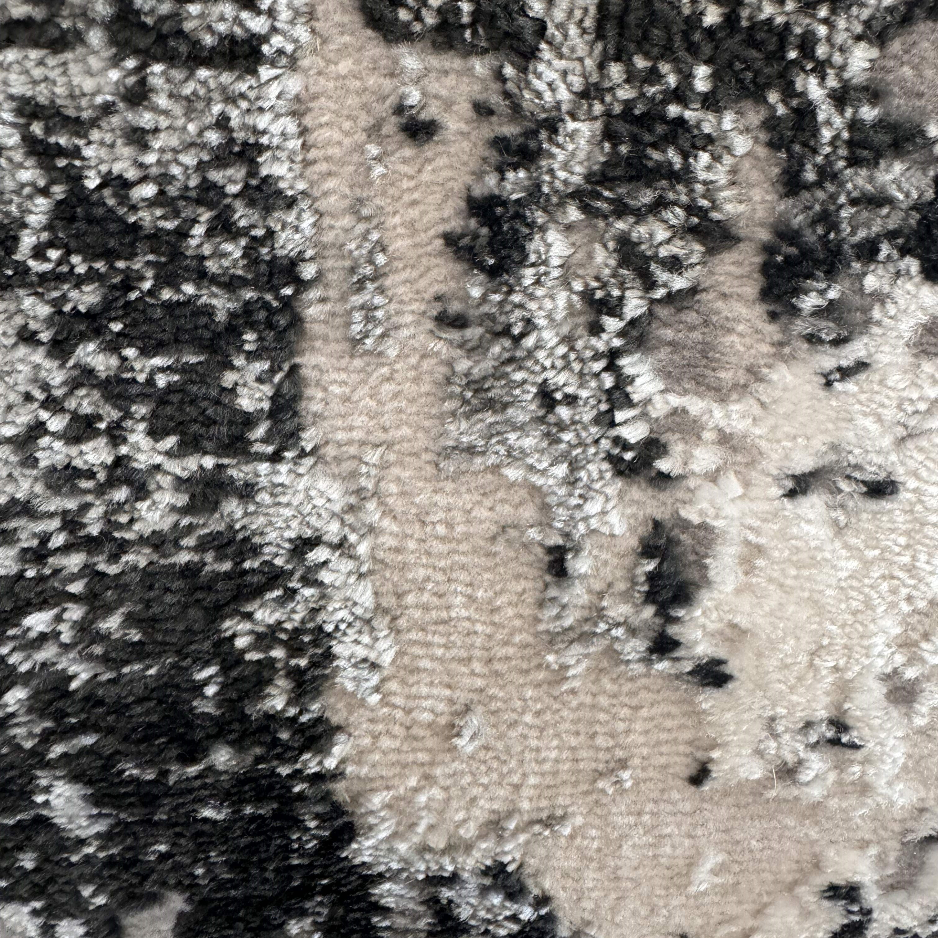Tapis d'interieur classique Atlas Rug Branch, gris beige, moderne - Salon, chambre, salle a manger et cuisine