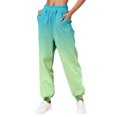 thumbnail image 3 of Womens Gradient Sweatpants Casual Loose Trousers With Pockets High Waist Pants, 3 of 3
