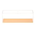 thumbnail image 1 of Langgg Clear Storage Box Clear Display Case for Action Figurines Figure Green Small Model Yellow 30x7.8x10.5cm, 1 of 6