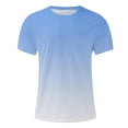 thumbnail image 4 of Qertyioot Hommes d'Économies de Mode Imprimer Manches Courtes Col Rond T-shirt Mode Décontracté Manches Courtes, 4 of 5