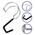 thumbnail image 3 of Hemoton 10pcs Heavy Duty Metal Hooks for Kitchen Bathroom Hangers and Drawer Towel Storage, 3 of 8