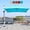 Blue, variant on Costway 10Ft Square Patio Offset Cantilever Umbrella 360 Degree Tilt Aluminum Blue