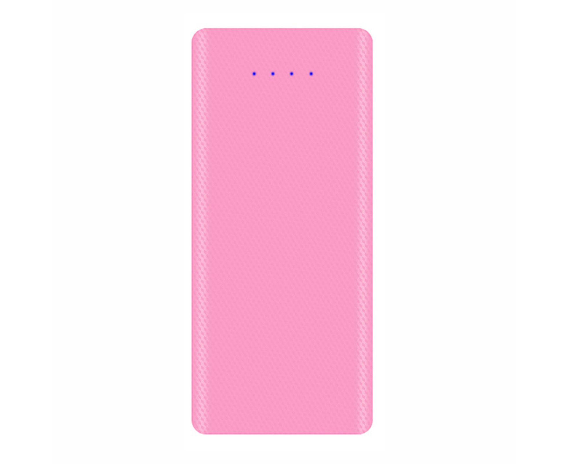 Power Bank Case Portable Anti-scratch ABS Micro USB Type-C 18650 Battery Charger Box DIY Case for Outdoors-Pink