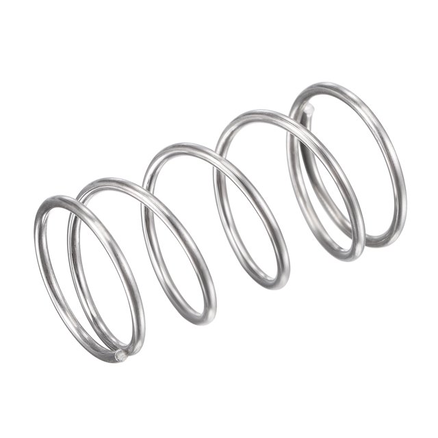 Unique Bargains 16mmx1.2mmx30mm 304 Ressort de Compression en Acier Inoxydable 15.7N Capacité de Charge 10 pcs
