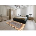 thumbnail image 4 of Ahgly Company Indoor Rectangle Abstract Chestnut Brown Oriental Area Rugs, 8' x 12', 4 of 6