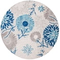 thumbnail image 3 of Safavieh Cabana Garnet Floral Outdoor Area Rug, 3 of 4