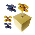 thumbnail image 3 of KLKCMS Butterfly Gift Box Creative for Father's Day Wedding Anniversaries Yellow, 3 of 9