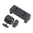 thumbnail image 2 of Bgsha Tripod Mount Smartphone Holder Clip Standard 1/4 Screw Ball Head Camera Bracket, 2 of 10