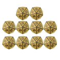 thumbnail image 2 of Polyhedral Lightweight English Letters Portable 20 mm for Toy Gift Teaching Yellow, 2 of 8