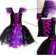 thumbnail image 4 of WEAIXIMIUNG Robes pour Filles Taille 10-12 Été Robe pour Tout-Petits Filles Led Sans Manches Robe Tutu en Maille Fête, 4 of 5