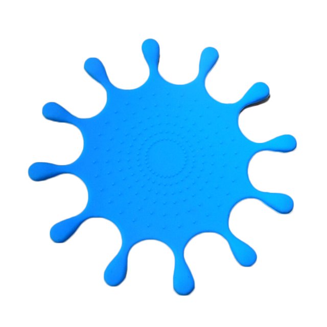 Silica Gel Anti-Slip Coaster Water Drop Shape Heat-Resistant cup coaster Table protection Round Drink Cup Cushion Table Protection Mat