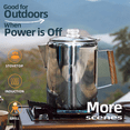 thumbnail image 2 of Coffee Pot Stovetop Coffee Maker Percolator Campfire Coffee Pot Stainless Steel Coffee Pot Camping Outdoors Home 12 Cup, 2 of 6