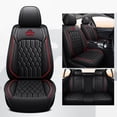 thumbnail image 1 of Maidao Car Seat Covers Full Set for Mazda for Mazda3 2010-Present 5 Seats Compatible Airbag Leather Waterproof Front Rear Cushion Protector Full Set Black, 1 of 6