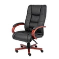 thumbnail image 3 of Boss Office High Back Executive Office Chair in Cherry, 3 of 7