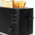 thumbnail image 3 of YAOMOBB Fast Heating Technology Toaster Home Toaster 2 Piece Bread EU Plug Stainless Steel Wide Slot Fast Heating Detachable Tray DIY Breadfast Waffles Bagel, 3 of 6