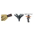 thumbnail image 1 of Parasol de Marché en Aluminium 11 Pieds Inclinaison Col DV Bronze/Sunbrella/Terracotta, 1 of 2