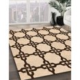 thumbnail image 3 of Ahgly Tapis d'Intérieur Lavable en Machine Carré Marron Selle, 8 Pieds Carré, 3 of 7