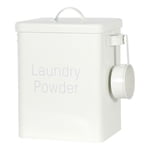 DOLITY Lave-linge polyvalent Detergent Power Tin Box avec grand conteneur de stockage Spoo 6L Bucket pour ranger la nourriture pour animaux de compagnie Cuisine Salle de bain