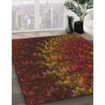 thumbnail image 3 of Ahgly Company Tapis d'Intérieur Lavable en Machine Carré Acajou Brun, 3 Pieds Carré, 3 of 7