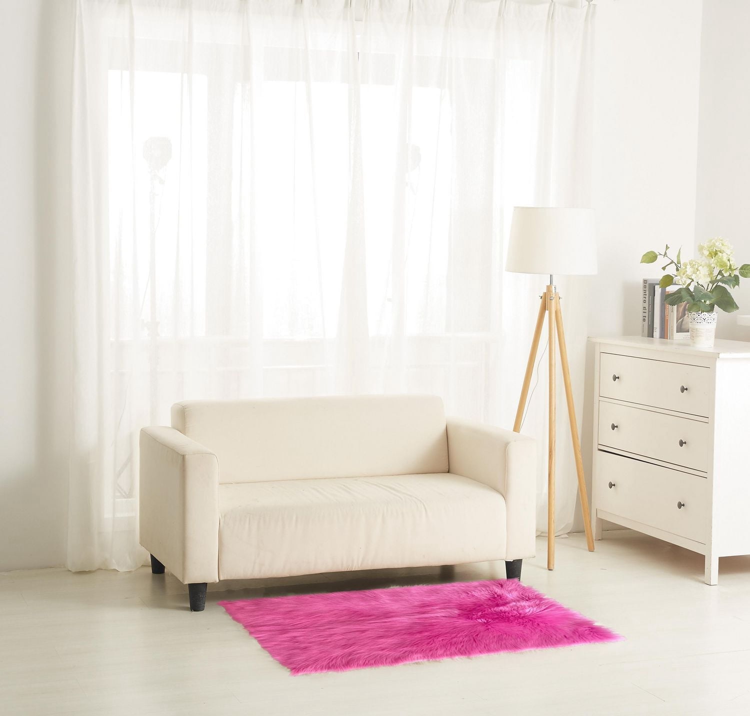 Tapis en fausse fourrure Mainstays Kids de Home Décor Inc. – Tapis décoratif doux et vibrant pour chambres et salles de jeux, 76,2 x 114,3 cm