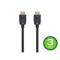 thumbnail image 1 of Monoprice DynamicView Ultra 8K Premium High Speed HDMI Cable 48Gbps 8K Dynamic HDR eARC 6ft Black 3-Pack (139481), 1 of 4