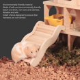 thumbnail image 4 of Hamster Climbing Toy Wooden Ladder Bridge Wooden Hamster Ladder Bendable  Cage  Toy For Small Animals, 4 of 8
