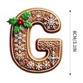 thumbnail image 3 of Rwnbm 26 Letters Christmas Tree Decoration Pendant Christmas Tree Ornaments Personalized DIY Christmas Ornaments Christmas Decoration Xmas Tree Hanging Decor Feature, 3 of 4