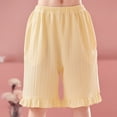 thumbnail image 2 of Timegard Baby Girl Clothes Cute Ruffle Loose Comfy Pjs Shorts Summer Casual Solid Color Cotton Shorts, 2 of 5