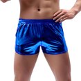 thumbnail image 1 of YUGYXL Mens Cotton Shorts Fashion Shiny Sparkly Rave Outfit Party Shorts with Pockets Blue XXXXL, 1 of 4