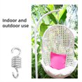 thumbnail image 1 of ETHZZLE 4Pcs Hammock Swing Chair Spring Heavy Duty Metal Silver for Outdoor Activities, 1 of 8