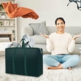 thumbnail image 4 of Storage and Organization Items for Home Specials!Kyusrd Travel Storage Bag Moving Bag Large Capacity Non-woven Quilt Bag Portable Duffel Bag Practical, 4 of 5