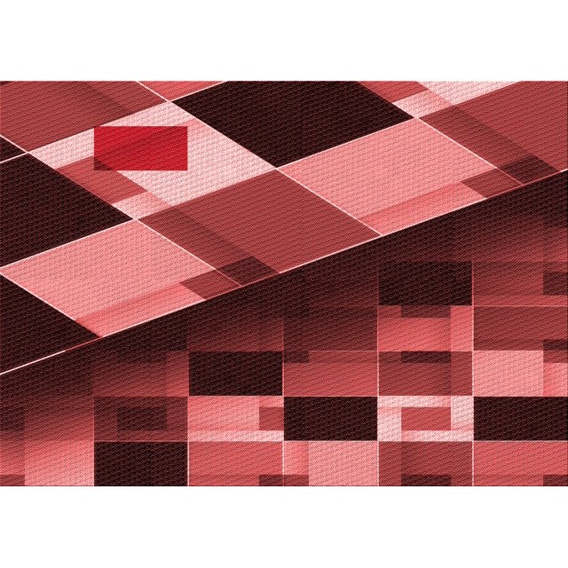 Ahgly Company Tapis d'Intérieur Rectangulaire Transitionnel Rouge Foncé Lavable à la Machine, 8 Pieds x 12 Pieds
