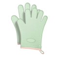 thumbnail image 4 of GUOOL Kitchen Mitts, Kitchen Cooking Grill Gloves Hanging Portable Heat Resistant Oven five fingers, 4 of 9