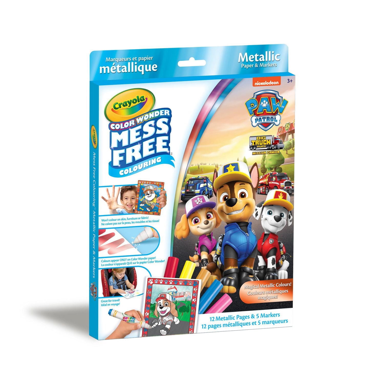 Ens. Color Wonder de La Pat' Patrouille par Crayola