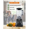 thumbnail image 2 of COMMERCIAL CHEF 1200 Watt High Power Blender, 50.7 oz, Black, 2 of 7